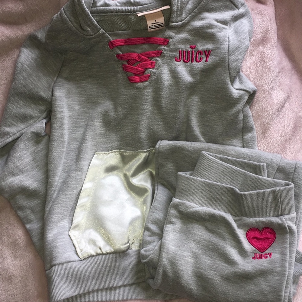 Juicy couture sweatsuit size 7